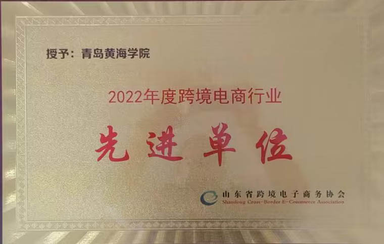我校荣获“2022年度跨境电商行业先进单位”荣誉称号